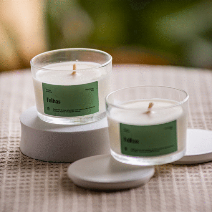 Vela Aromática 90g - Folhas