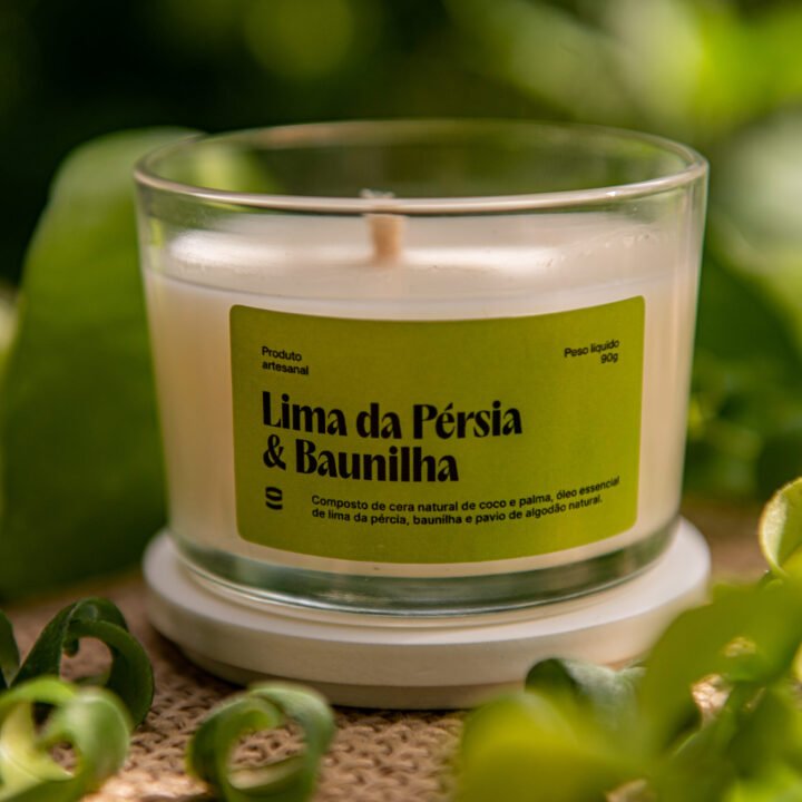 Vela Aromática 90g - Lima da Pérsia e Baunilha