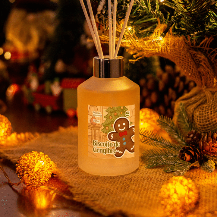 Difusor de Ambientes 200ml - Biscoito de Gengibre