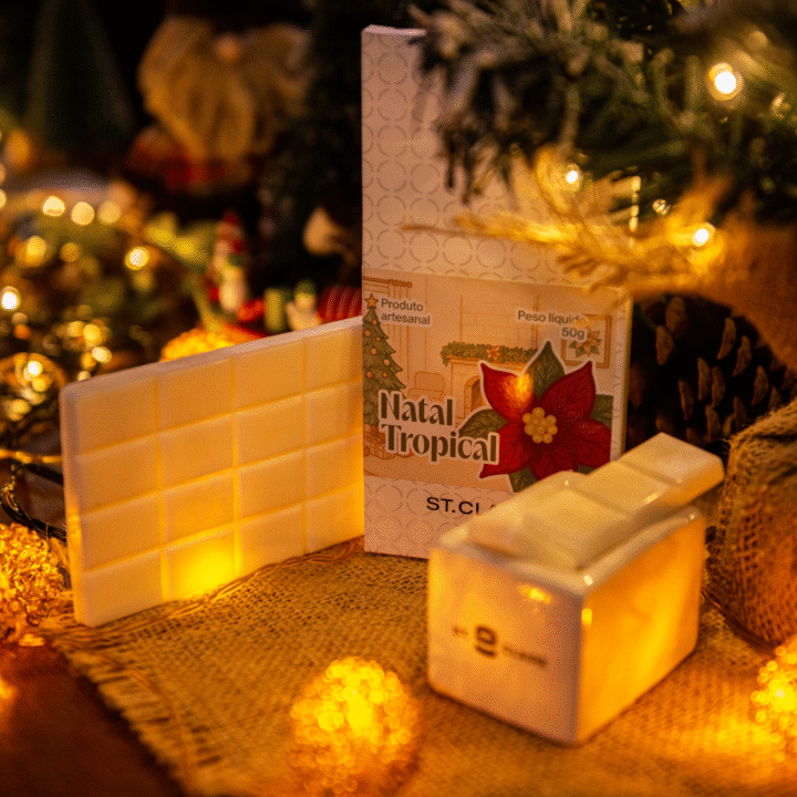 Barra de Wax Melts 85gr - Natal Tropical
