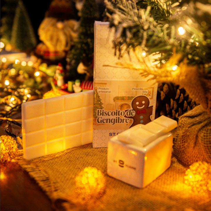 Barra de Wax Melts 85gr - Biscoito de Gengibre